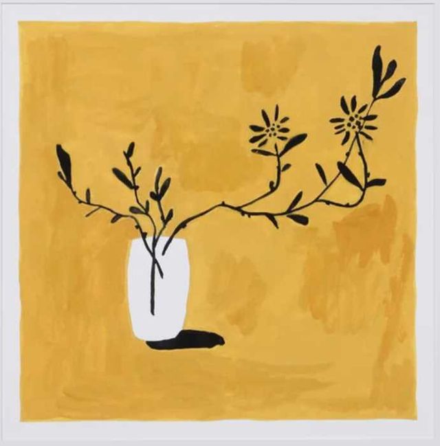 Stylecraft Like Flowers Yellow/White Wall Art-1
