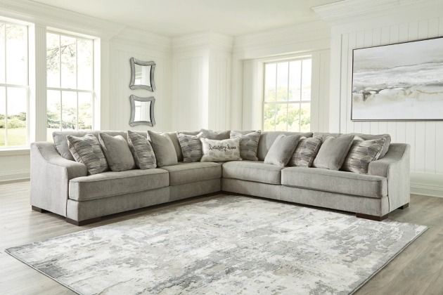 Signature Design by Ashley® Bayless 3-Piece Smoke Sectional-2