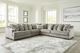 Signature Design by Ashley® Bayless 3-Piece Smoke Sectional-2