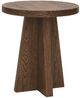 Hooker® Furniture Driftwood Worn Saddle Round End Table-0