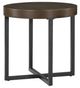 Steve Silver Co. Yukon 3-Piece Walnut Occasional Table Set with Ebony Base-2