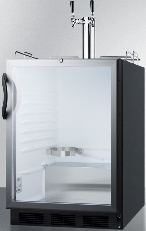 Summit Commerical® 5.5 Cu. Ft. Stainless Steel Beer Cooler/Kegerator-3