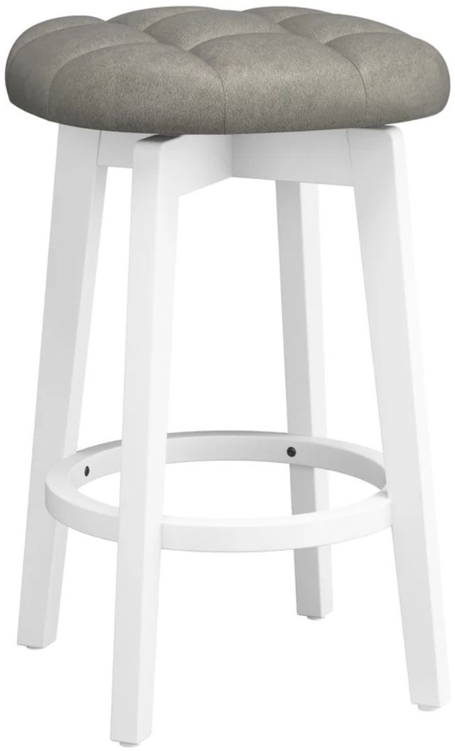 HH2 Home Odette Gray/White Counter Stool-0