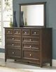 Whittier Wood® Furniture McKenzie Caffe 6-Drawer Chest-1