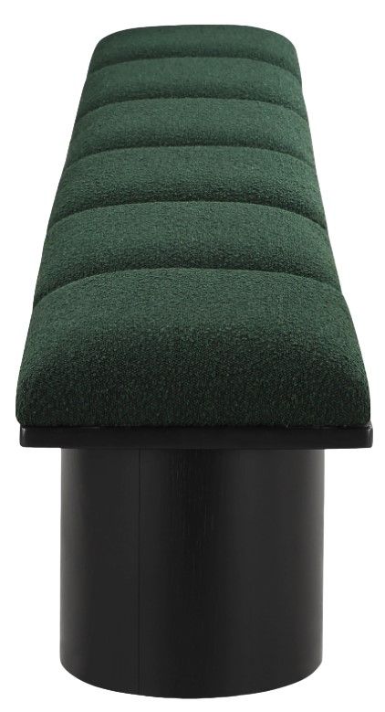 Meridian Furniture Pavilion 6-Piece Green/Black 93" Modular Bench Set-2