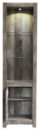 Signature Design by Ashley® Wynnlow 4-Piece Rustic Gray Entertainment Center with Electric Fireplace-2