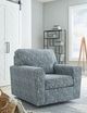 Signature Design by Ashley® Aterburm Twilight Swivel Accent Chair-4