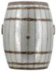 A & B Home Brown/Gray Drum Table-1