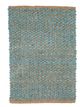A & B Home Blue Braided Rug with Shuttle Weave Durrie-0