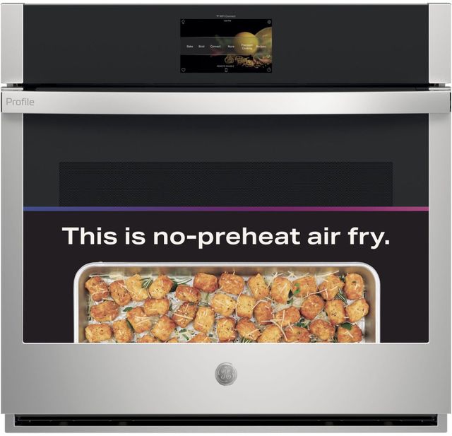 GE Profile™ 30" Stainless Steel Single Electric Wall Oven-2