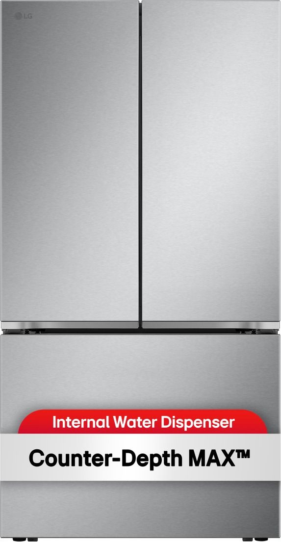 LG 36" 26.5 Cu. Ft. Stainless Steel Smart Counter-Depth MAX™ French Door Refrigerator-3