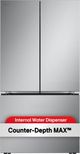 LG 36" 26.5 Cu. Ft. Stainless Steel Smart Counter-Depth MAX™ French Door Refrigerator-3