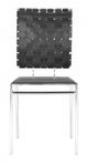 Zuo® Criss Cross Black Dining Chair-1