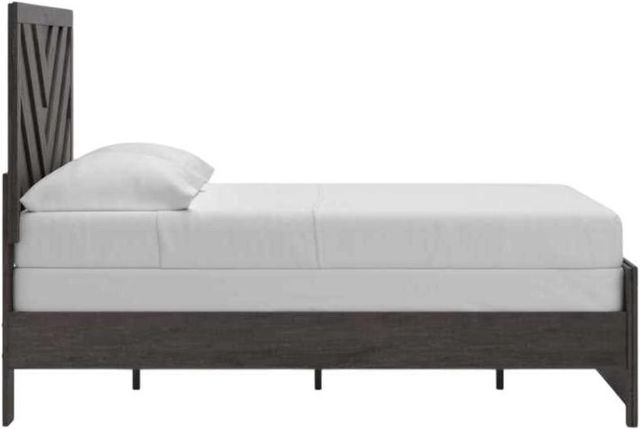 Signature Design by Ashley® Prendonea Charcoal Queen Panel Bed-2