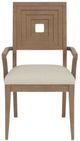 Riverside Furniture Cascade 2-Piece Casual Mink Upholstered Wood Back Arm Chair Set-0