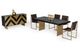 VIG Furniture Modrest Perret Black/Gold Buffet-4