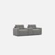 Drew & Jonathan Home ModularOne New Horizon 3-Piece Grey Power Reclining Modular Sectional-2