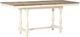 Winners Only® Torrance Gray Top Counter Dining Table with White Base-0