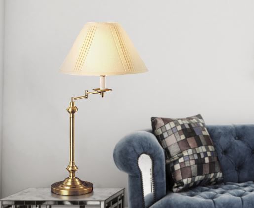 Cal® Lighting & Accessories Antique Bronze Table Lamp-1