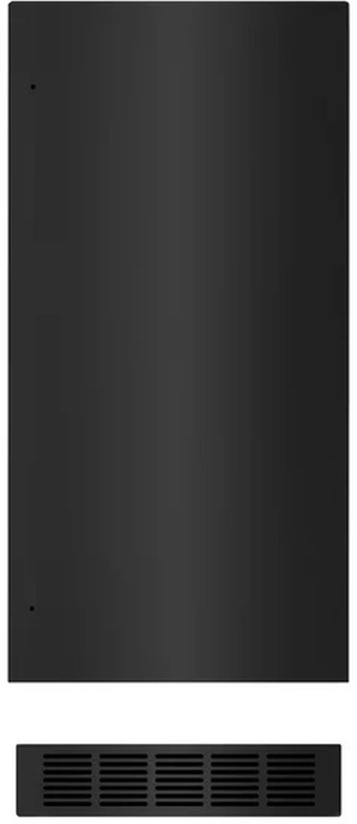 ZLINE 15" Black Stainless Steel Touchstone Ice Maker Door Panel  -0
