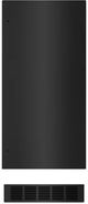 ZLINE 15" Black Stainless Steel Touchstone Ice Maker Door Panel -0