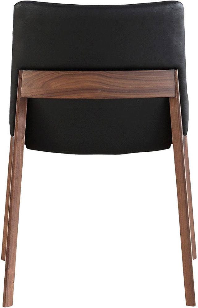 Moe's Home Collection Deco 2-Piece Ebony PVC Dining Chair Set-1