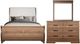 New Classic® Home Furnishings Coventry Hall 3-Piece Pecan King Sleigh Bedroom Set-0
