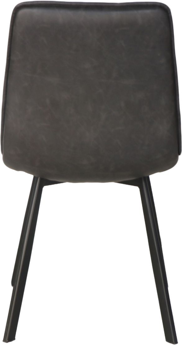 Dovetail Furniture Itzli 2-Piece Charcoal Dining Chair Set-4