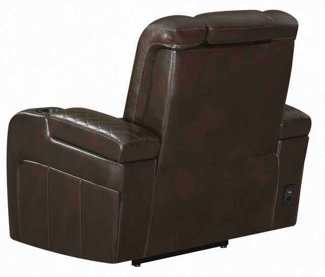 Coaster® Delangelo Brown Power Recliner-2
