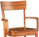 Urban Collections by Yutzy Woodworking Trieste Brown Dining Arm Chair-1