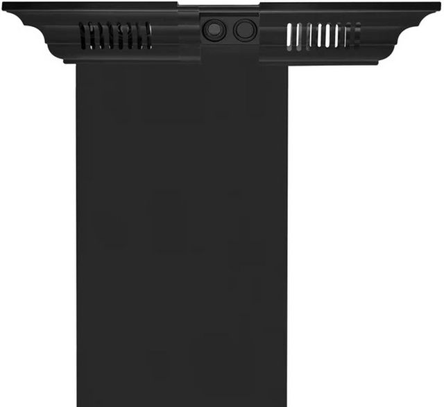 ZLINE Black Stainless Steel Crown Molding with Built-in Bluetooth Speakers