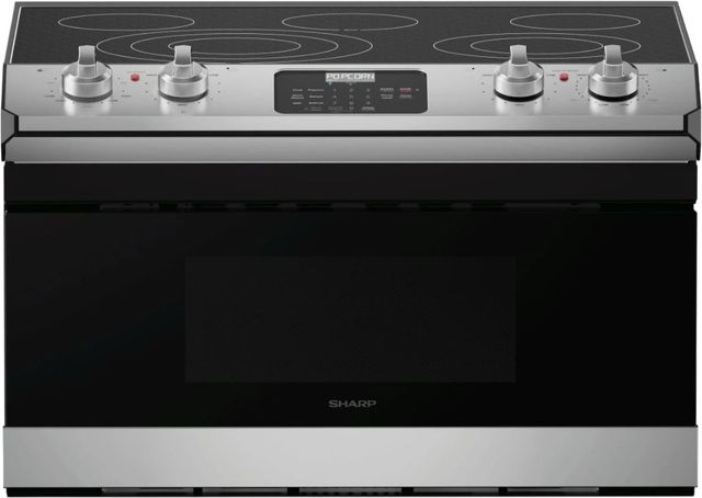 Sharp® 30" Stainless Steel Electric Rangetop with Microwave Drawer-0