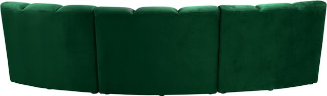 Meridian Furniture Infinity 3-Piece Green Velvet Modular Sectional-3