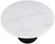 Steve Silver Co. Colvin White Round Dining Table with Black Base-2