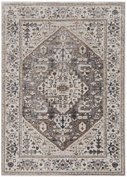 KAS Rugs Inspire Gray Parisian 5'x8' Area Rug-0