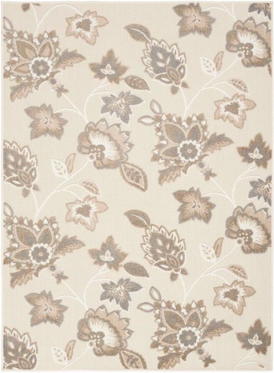 Nourison Home™ Aloha Beige 5'x8' Style 31 Indoor/Outdoor Area Rug-0