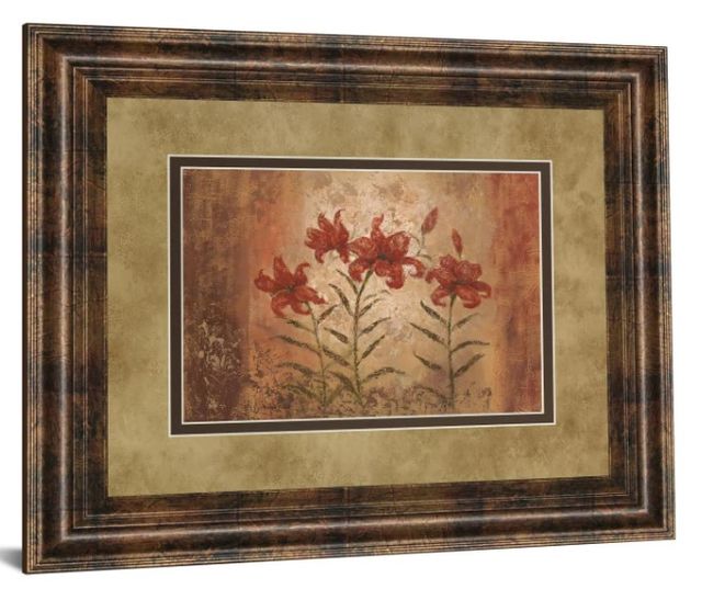 Classy Art The Lily Style by Vivian Flasch Framed Print Wall Art-0