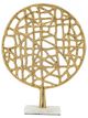A & B Home Gold Abstract Table Decoration-1