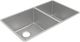 Elkay Crosstown® Polished Satin 31-1/2" x 18-1/2" x 9" 60/40 Double Bowl Undermount Sink-0