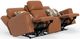 iAmerica Tuscany Whiskey Leather Power Reclining Sofa with Power Headrest-4