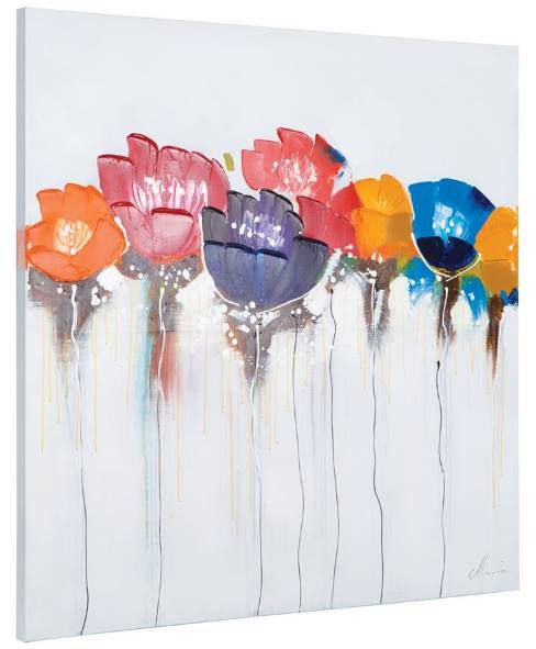 YHD Jeweled Poppies I Wall Art-2