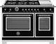 Bertazzoni Heritage Series 48" Nero Matt Pro Style Gas Range-0