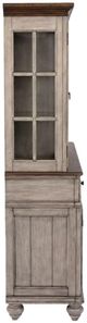 Flexsteel® Plymouth® Distressed Graywash Hutch-2