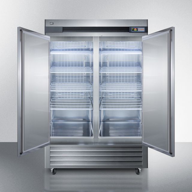 Summit® Commercial 55" 49 Cu. Ft. Stainless Steel Reach-In All-Freezer-2