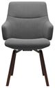 Stressless® by Ekornes® Customizable Mint Large Low Back Dining Arm Chair with Slanted Legs-1