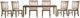 Liberty Furniture Santa Rosa II 7-Piece Antique Honey/Gray Rectangular Dining Set-0