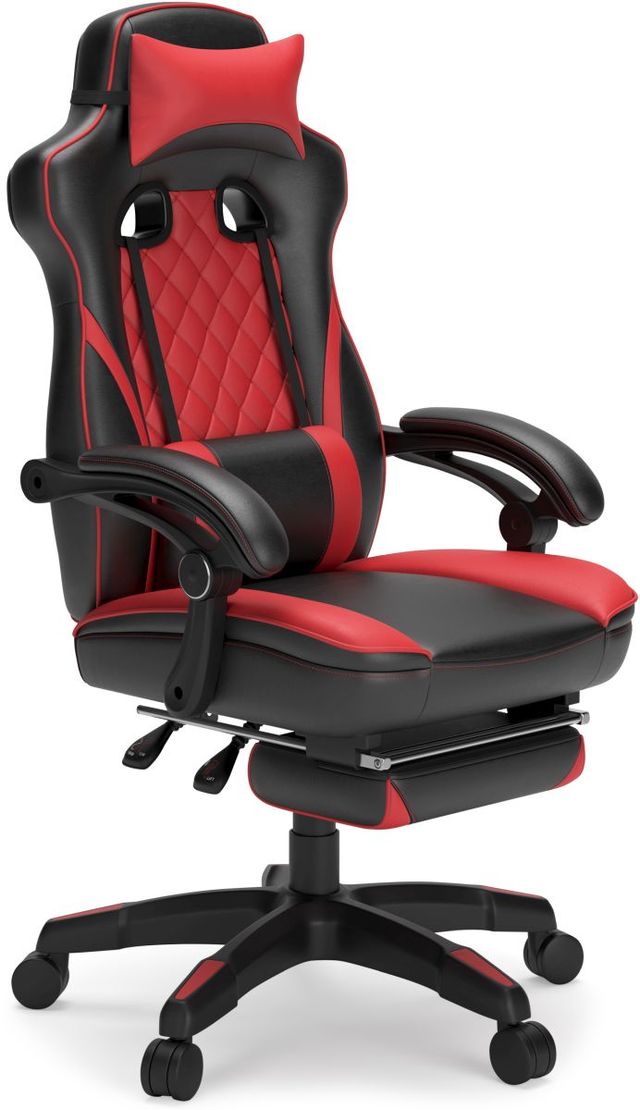 Signature Design by Ashley® Lynxtyn Red/Black Office Swivel Desk Chair-0