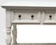 Million Dollar Rustic Cottage Frosted White Sofa Table-2
