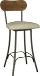 Amisco Customizable Bean Upholstered Swivel Counter Stool-0