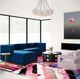 TOV Furniture Callie 2-Piece Navy Left Arm Facing L-Shaped Sectional-1